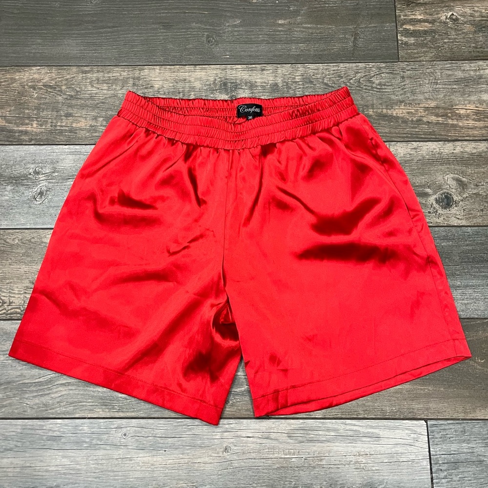 Duckie Confetti Satin Shorts